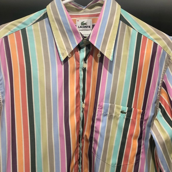 Lacoste dress/casual shirt size 40 (Medium) - Picture 7 of 7